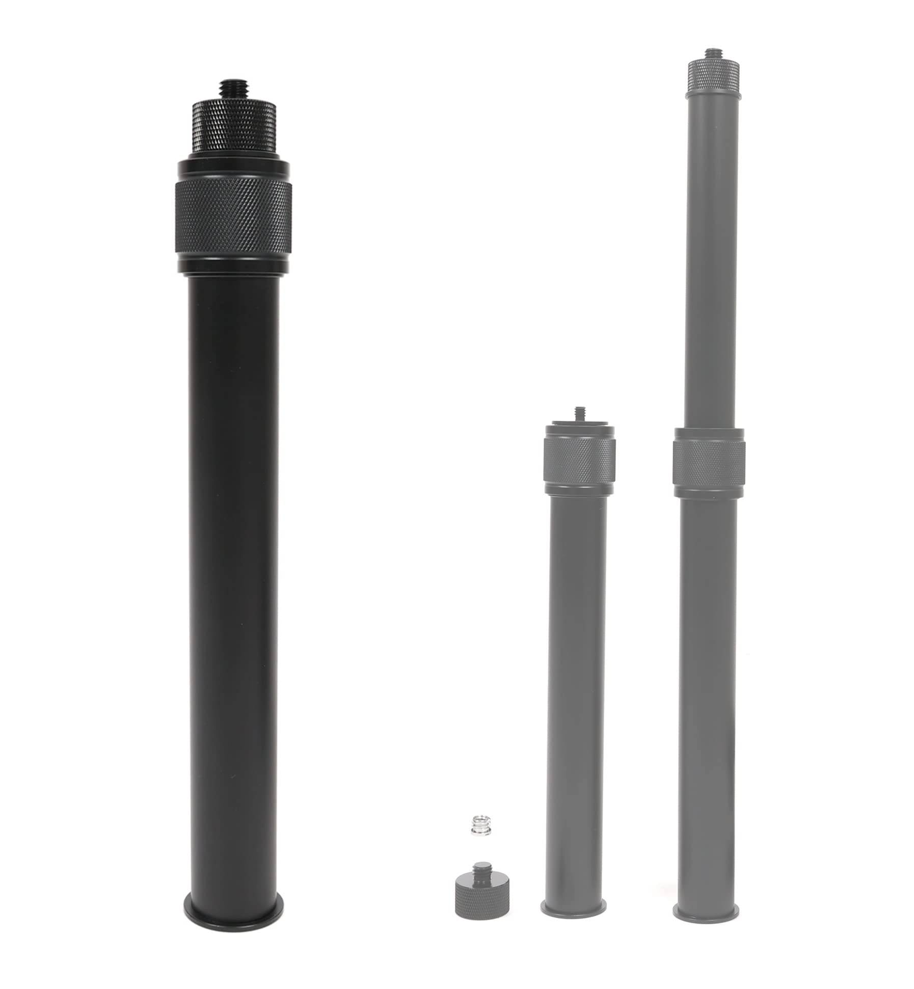 Photecs® Stativ-Verlängerung Pro-L, verstellbares Mini-Monopod, Kamera-Handgriff mit Gew.adapter-0