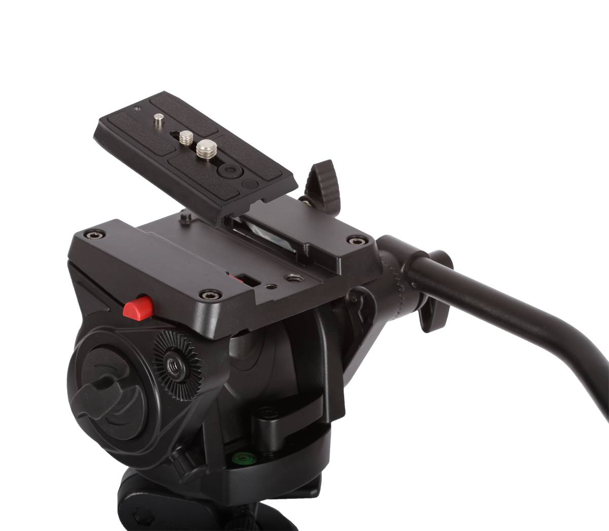 Photecs® Fluid Videokopf T2 mit flacher Basis, hochfeste Alu-Legierung, Belastbarkeit ca. 6 kg,-1