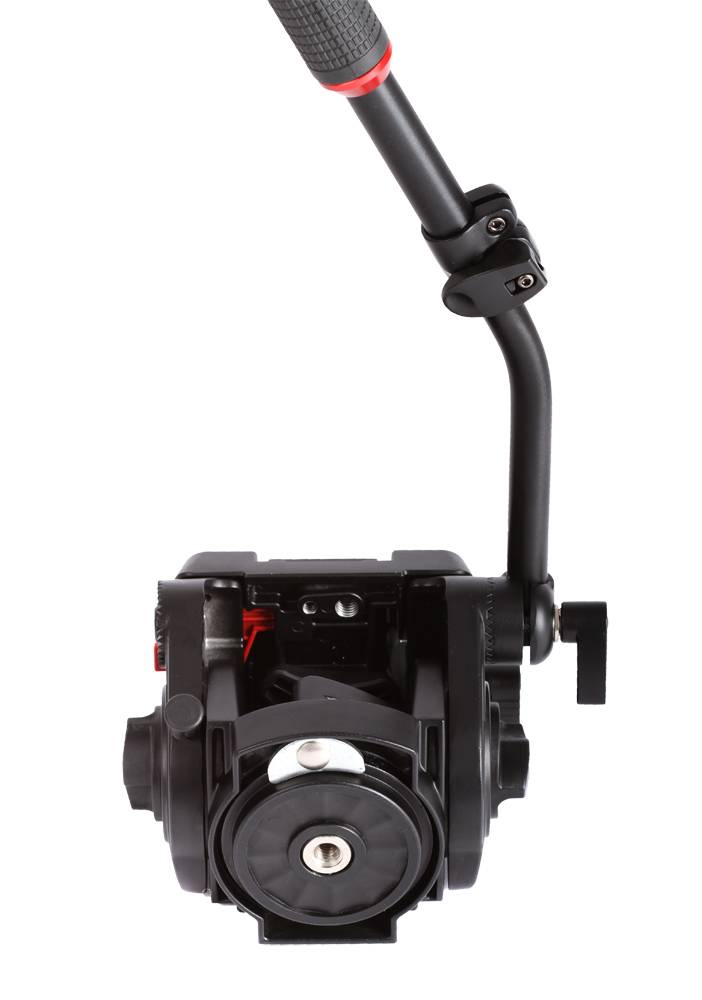Photecs® Fluid Videokopf T2 mit flacher Basis, hochfeste Alu-Legierung, Belastbarkeit ca. 6 kg,-4