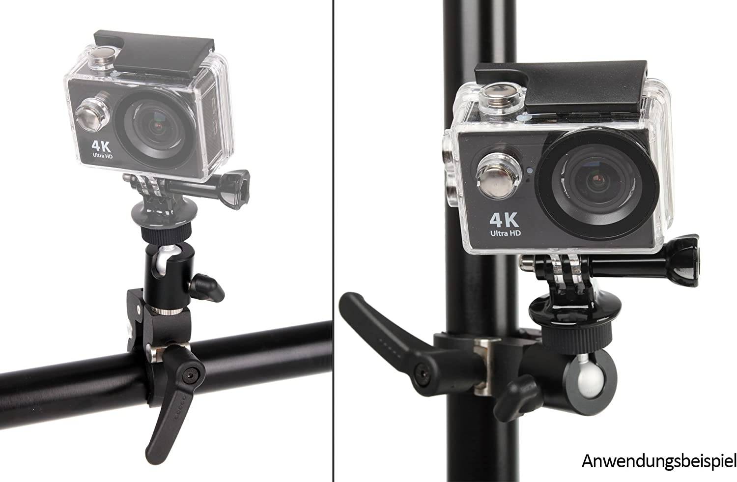 Photecs® Studio-Klemme Typ3, Foto-Klemme Stativklemme 3/8" und 1/4"-Gewinde-3