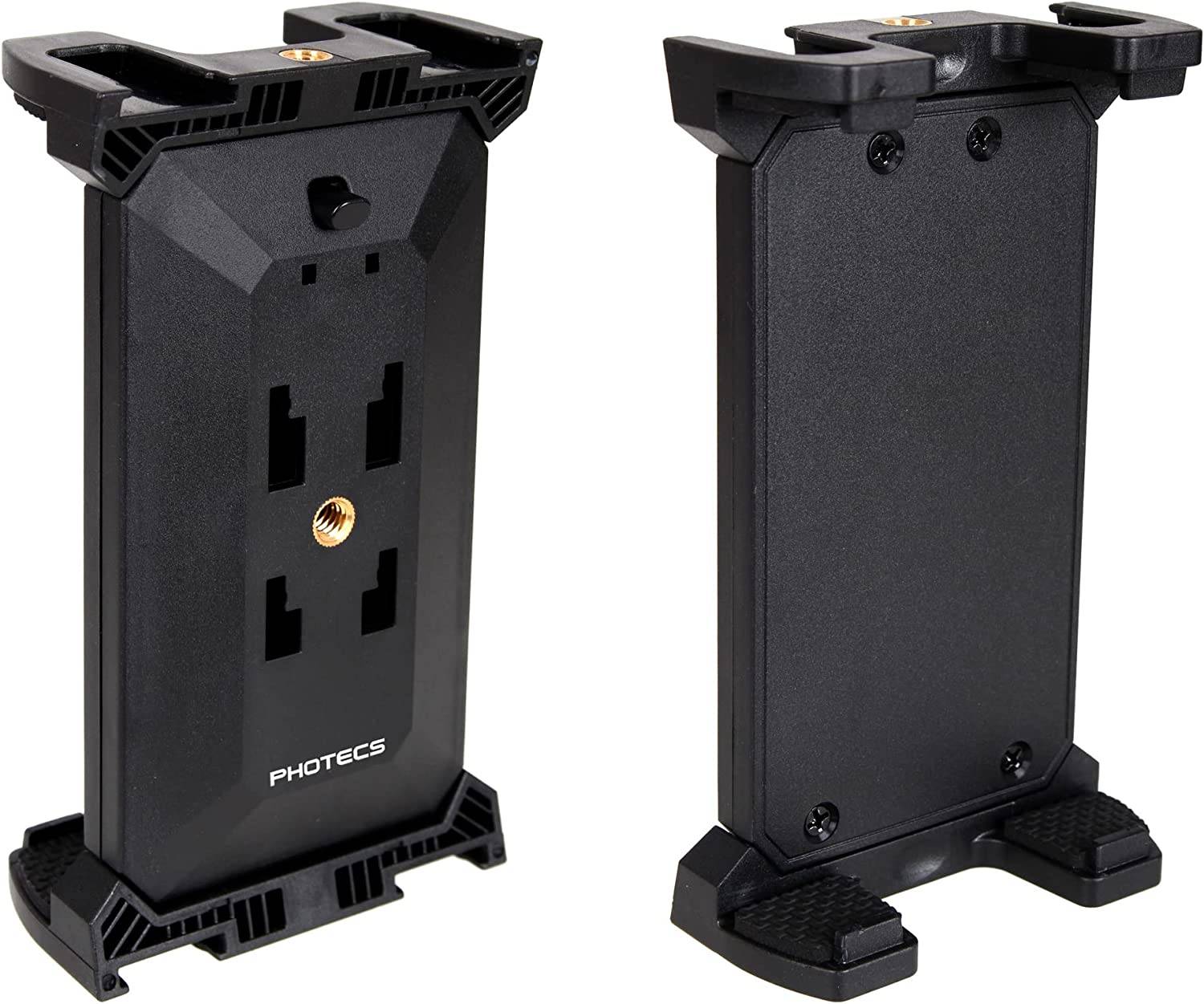 Photecs® Tablet Stativ Adapter Typ5 mit 3x 1/4" Zoll Gewinde, f. Tablets bis 28 cm Breite-0