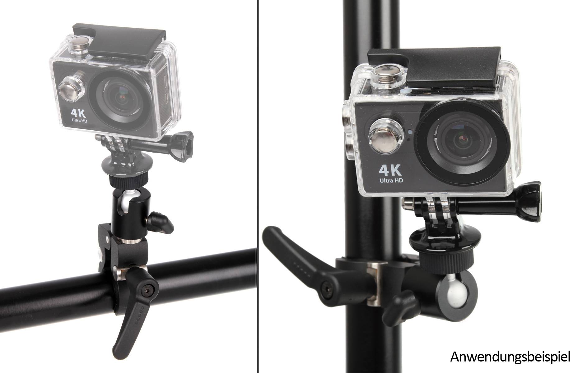 Photecs® Studio-Klemme Typ2, Foto-Klemme Stativklemme 3/8" und 1/4"-Gewinde,-4