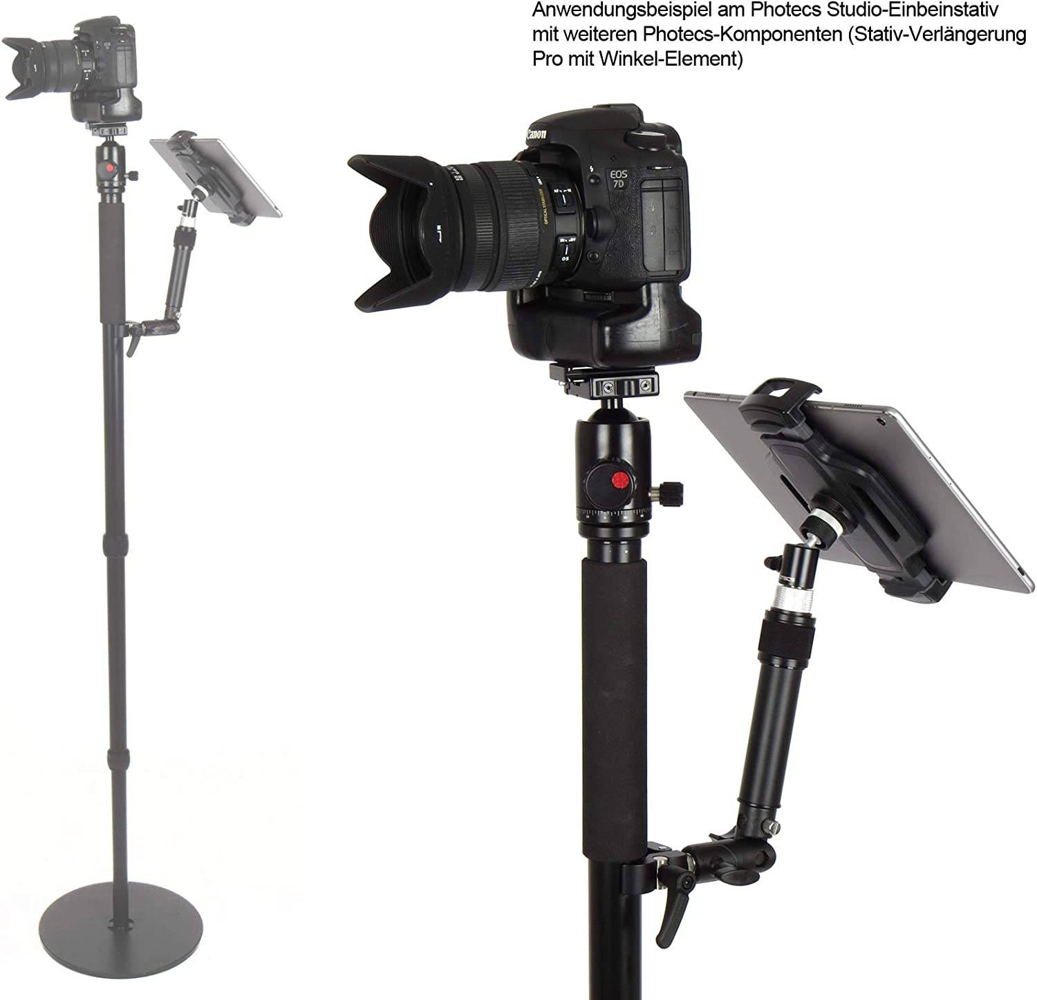 Photecs® Universal Tablet Halterung Pro V3, Halter f. iPad Pro und Tablet-PC von 6 - 14 Zoll-4