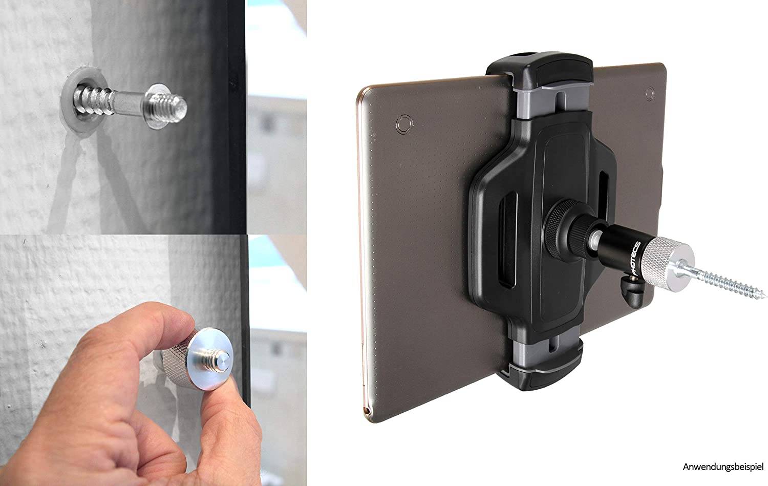 Photecs® Gewindeadapter M8 Innen zu 3/8"-16 Außen, Adapter/Konverter metrisch zu Zoll-Gewinde-1