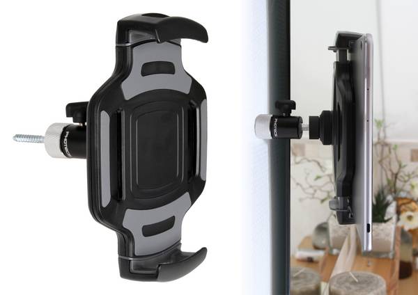 Photecs® Tablet-Wandhalterung Pro WTH-1, Wandbefestigung & Halter f. iPad Pro 12.9" oder andere Tabl