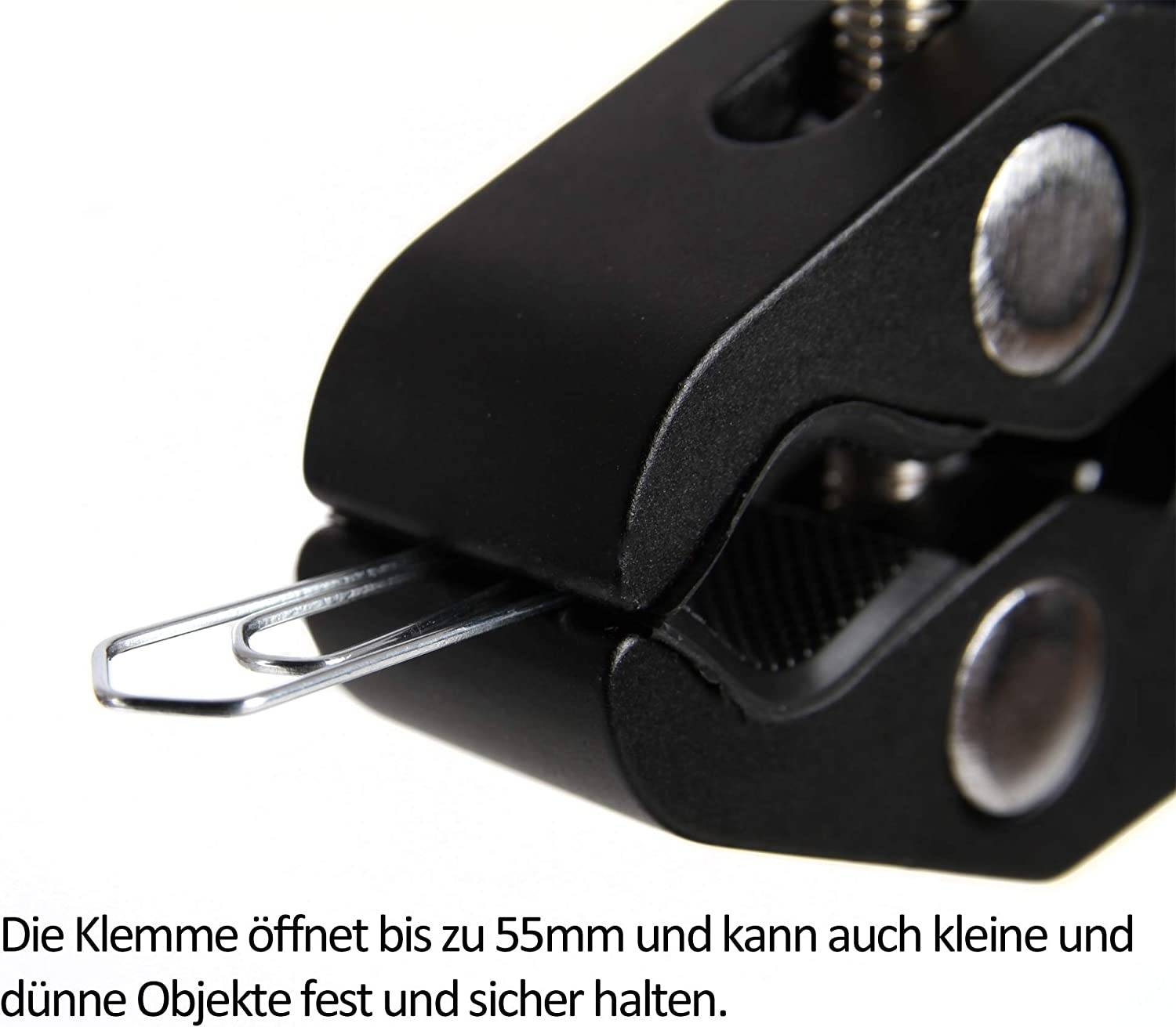 Photecs® Dritte Hand V1, höhenverstellbar bis ca. 37 cm, Halter f. Lötkolben, Dremel o. ähnliche-2