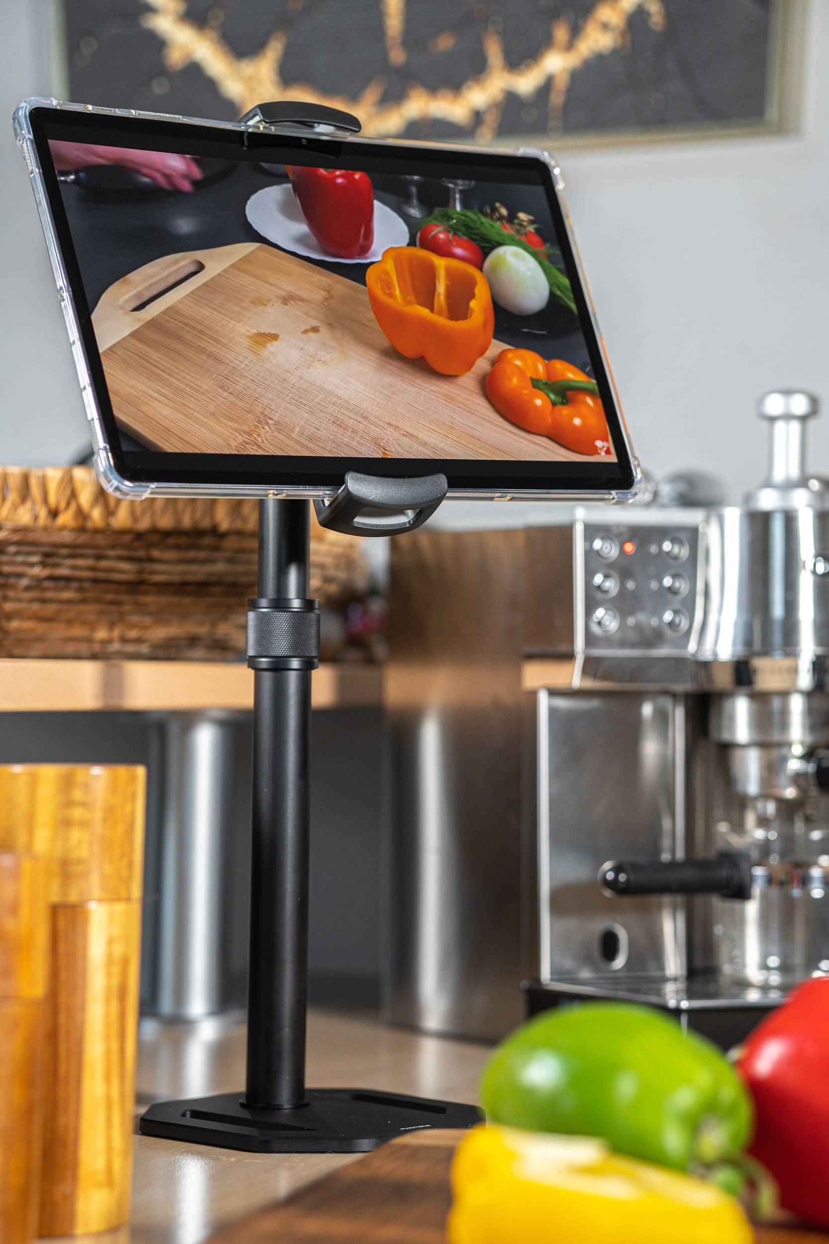 Photecs® Tablet Tischständer Pro V5-L, höhenverstellbares Tablet-Tischstativ-3