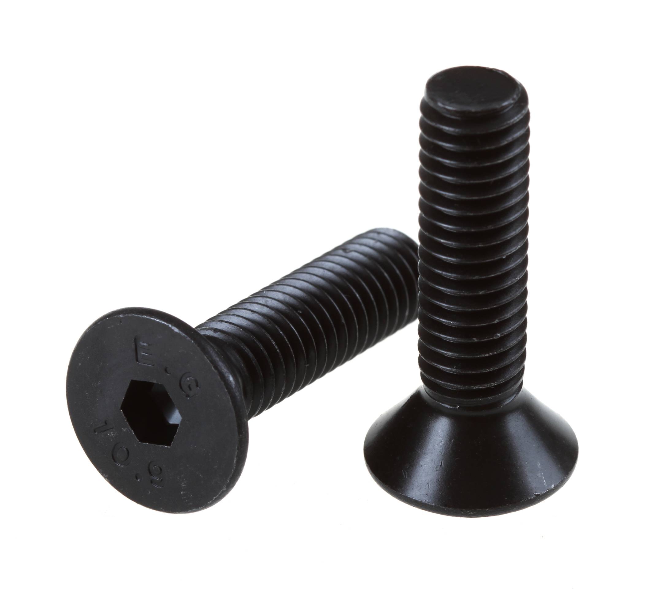 Senkkopf-Schrauben UNC 3/8"-16 Zoll-Gewinde (2er Set), Gesamtlänge 38mm, Innensechskant-0