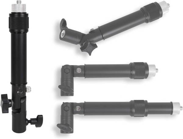 Photecs® Stativ-Verlängerung Pro-S mit Kniegelenk, kurzes Teleskop-Monopod