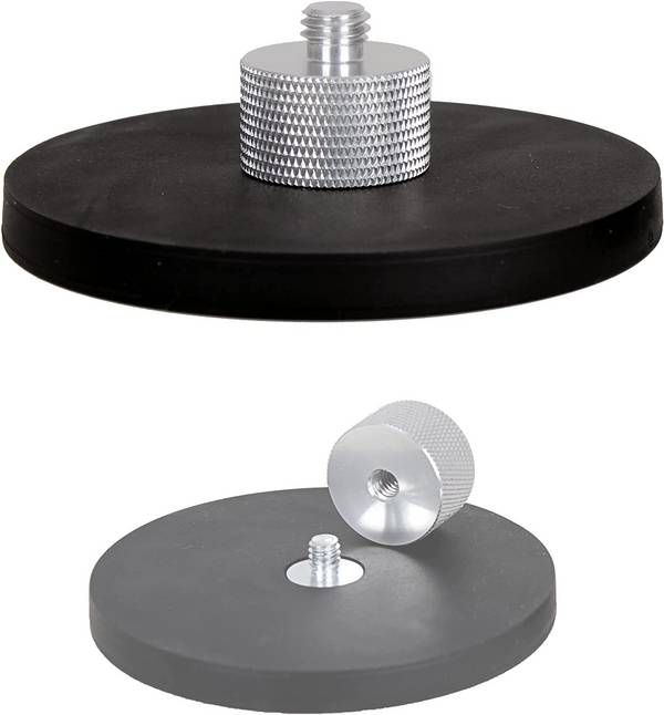 Photecs® Magnet-Halterung 88mm UNC 1/4" für Kamera, Action Cam/GoPro, Handy, Sensorik etc. (PMH-3)