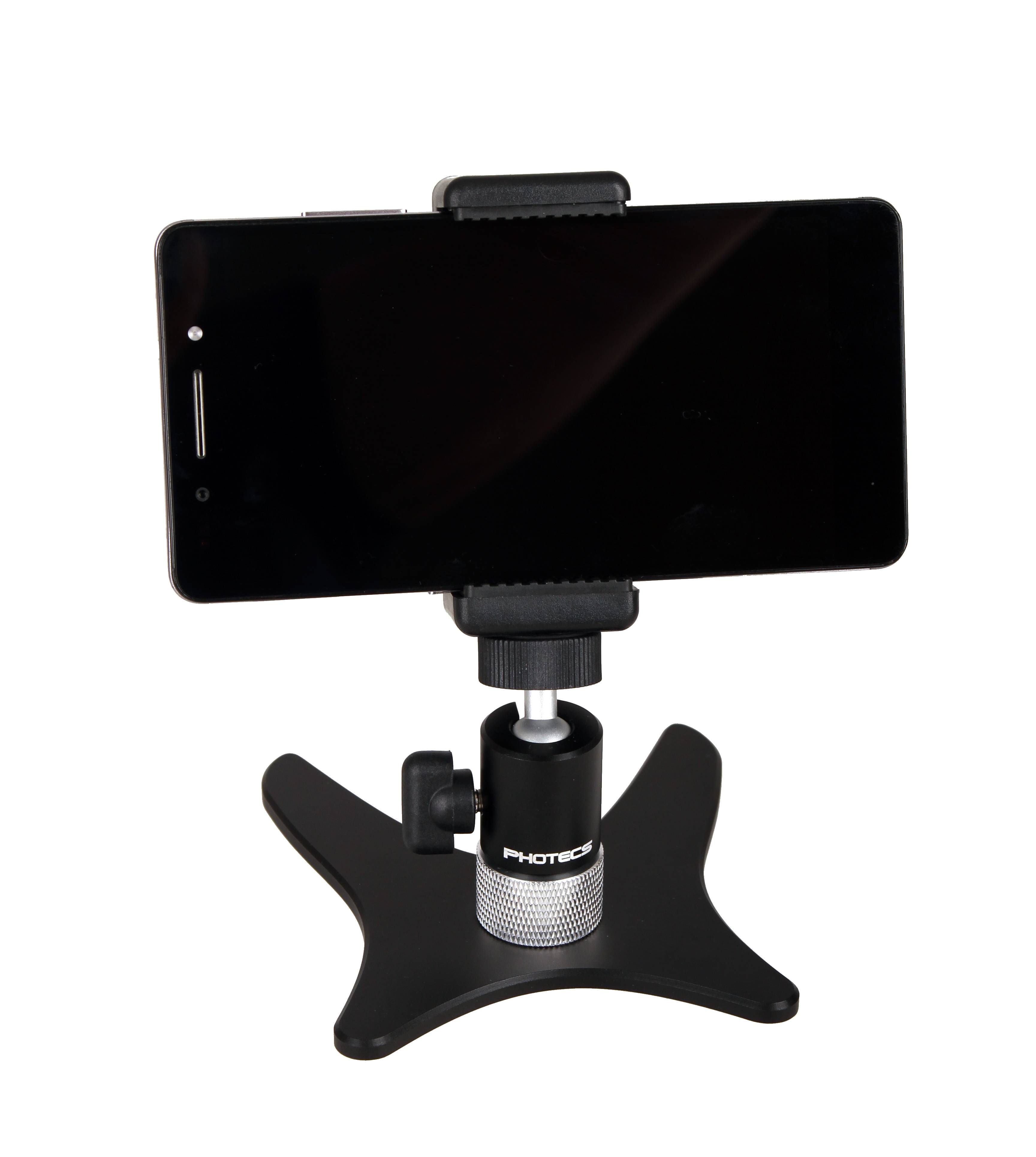 Photecs® Smartphone Stativ Pro V2-PX, Selfie-Stativ, Handy-Halter, Ständer für Handy, Kameras etc.-2