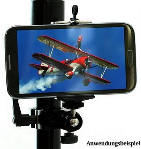 Photecs® Smartphone Stativ Adapter 1/4" Gr. L (von ca. 60 bis 85 mm) / Handy Halter-2