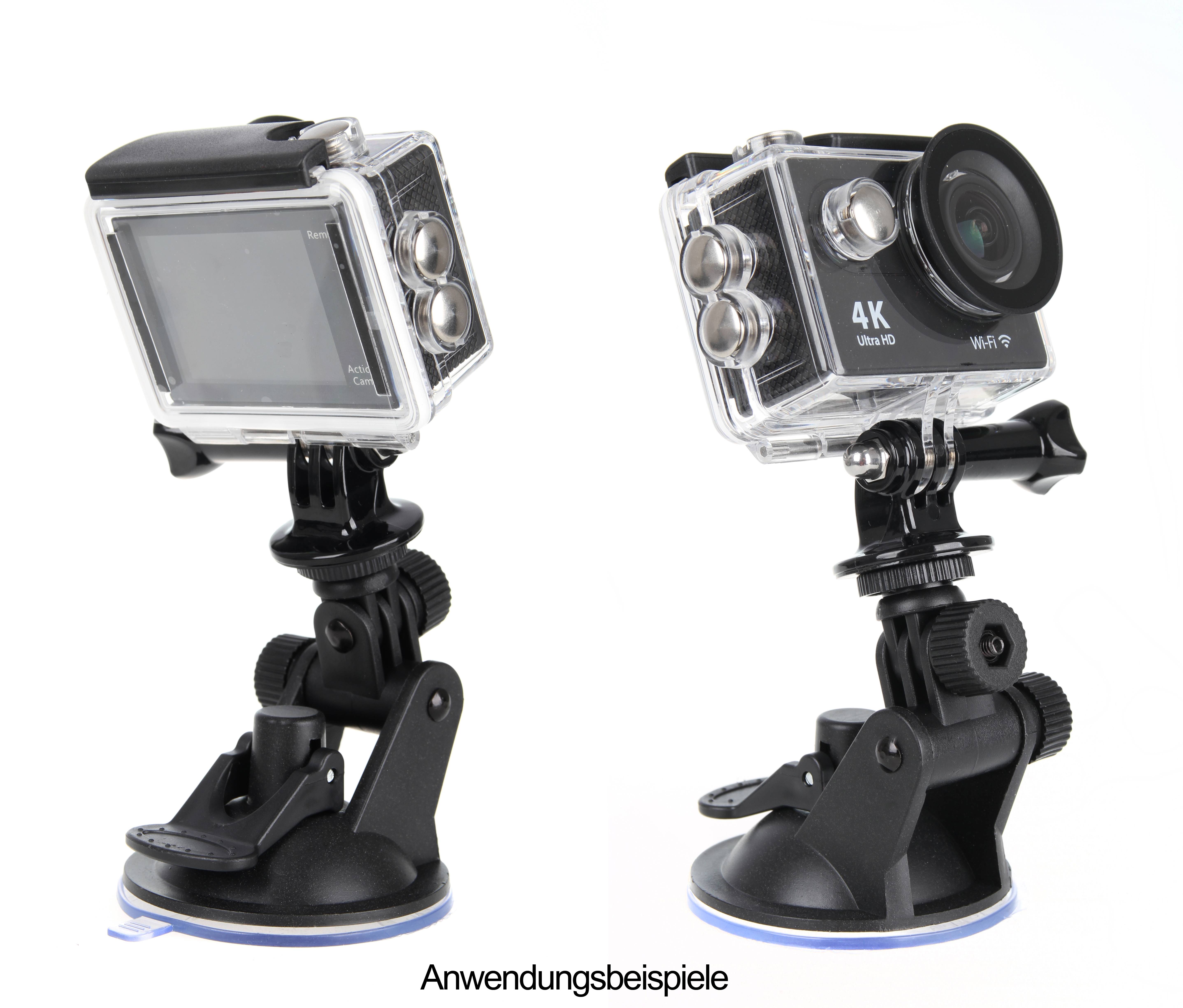 Photecs® Universal Saugnapf Halterung V2 (55-85mm), für Smartphone, Kamera, Handy, ActionCam, GoPro-2
