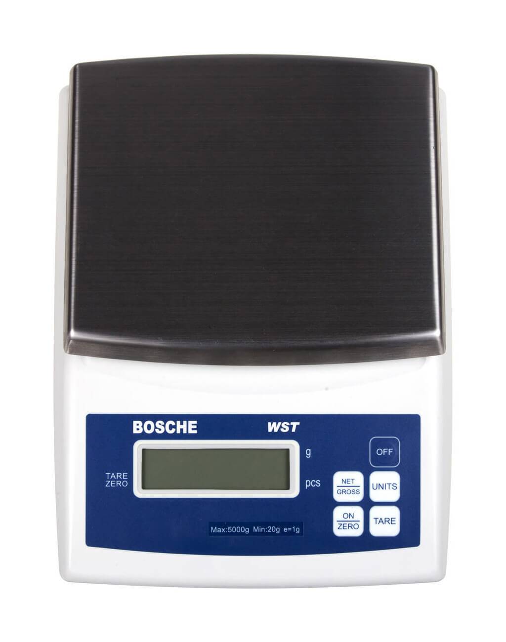 BOSCHE Wägetechnik Tischwaage WST 10 kg Ablesbarkeit 2 g-3