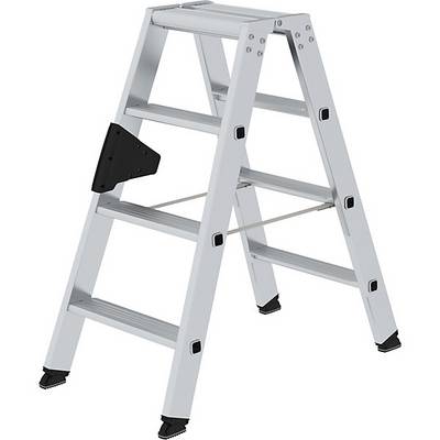 Stufen-Stehleiter beidseitig Komfort-Ausführung mit ergo-pad® 2 x 4 Stufen. MUNK GmbH 61201449-0