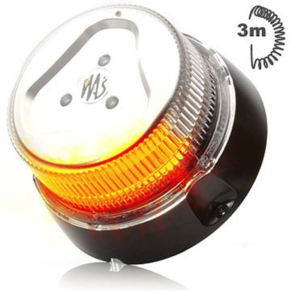 R65 Design Rundumleuchte BRILAR - klar/gelb - extremer Halt-1