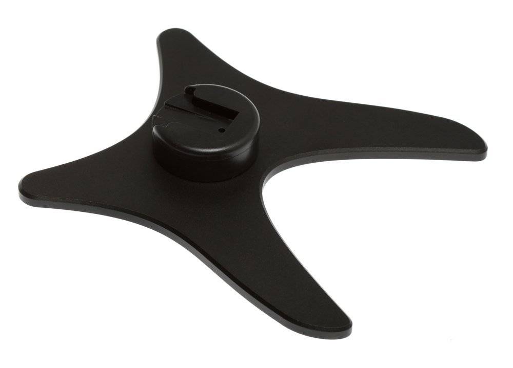 Photecs® Blitz-Standfuß Pro-X, Blitzständer Blitzfuß Tischsockel (Metall, schwarz eloxiert)-0