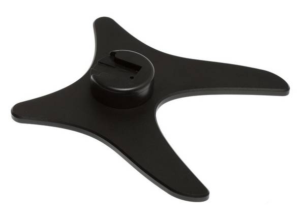 Photecs® Blitz-Standfuß Pro-X, Blitzständer Blitzfuß Tischsockel (Metall, schwarz eloxiert)