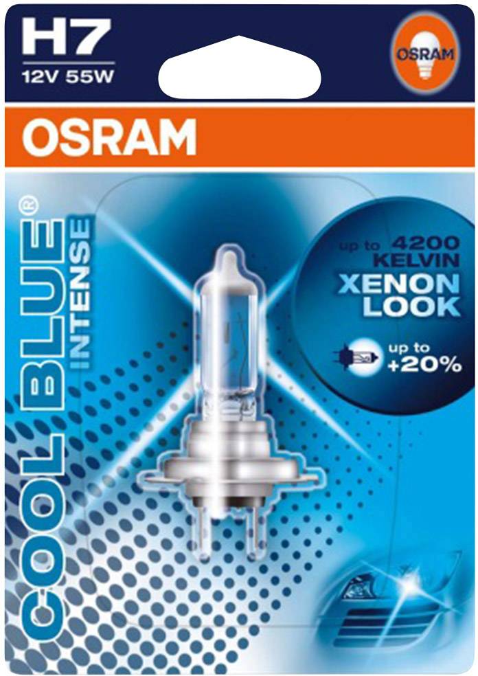 OSRAM COOL BLUE INTENSE H7 PX26d 12 V/55 W (1er Blister)-1