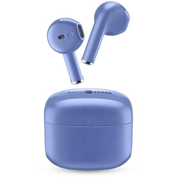 Cellularline Music Sound Swag, True Wireless Stereo (TWS), Anrufe/Musik, 66 g, Kopfhörer, Hellblau