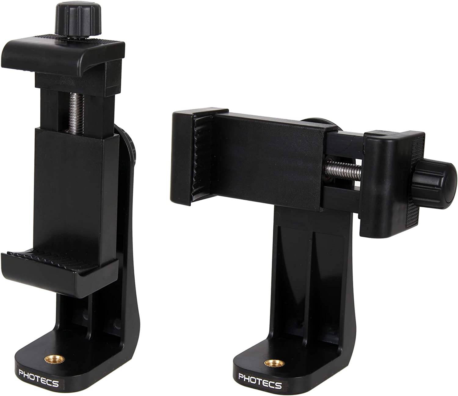 Photecs® Smartphone Halter V3, Handy Stativ Adapter 1/4" (von ca. 56 bis 100 mm), Phone Halter-1