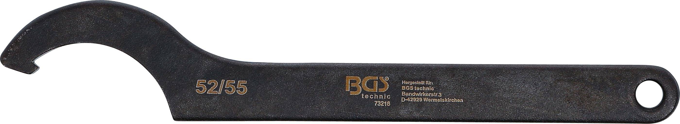 BGS technic Hakenschlüssel mit Nase | 52 - 55 mm-1