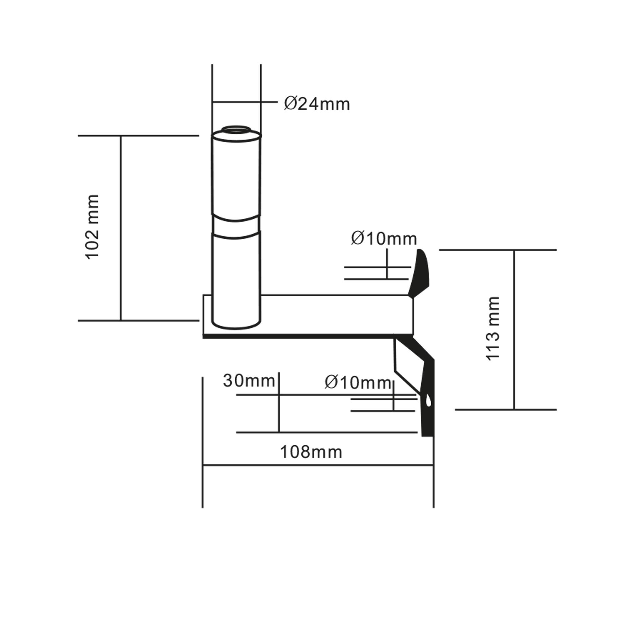 Halter für Rundumleuchte - winklig-1