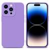 Cadorabo Hülle für Apple iPhone 14 PRO Schutz Hülle in Lila TPU Silikon Etui Case Handyhülle