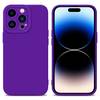 Cadorabo Hülle für Apple iPhone 14 PRO MAX Schutz Hülle in Lila TPU Silikon Etui Case Handyhülle