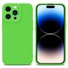 Cadorabo Hülle für Apple iPhone 14 PRO MAX Schutz Hülle in Grün TPU Silikon Etui Case Handyhülle