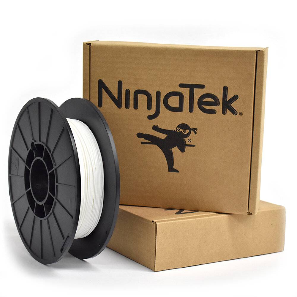 NinjaFlex Filament - 1.75mm - 0.5 kg - Snow White-2