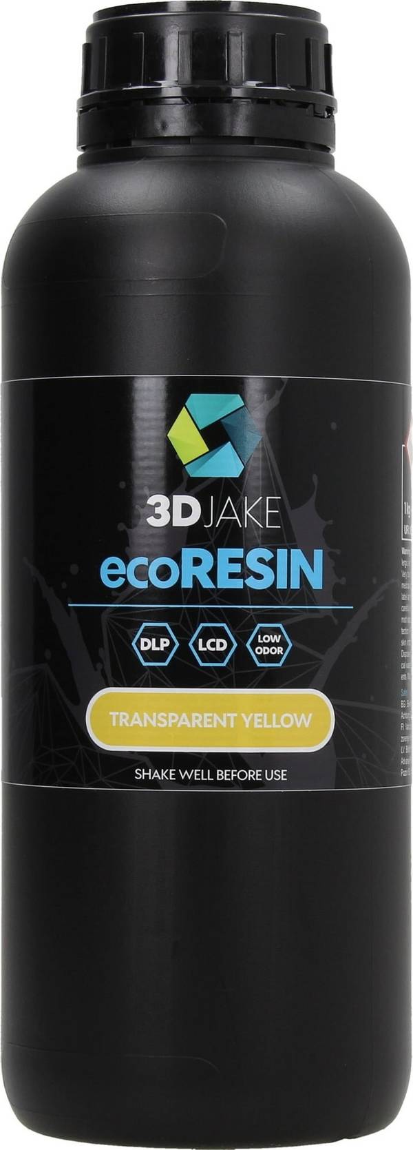 3DJAKE ecoResin Transparent Gelb, 1.000 g