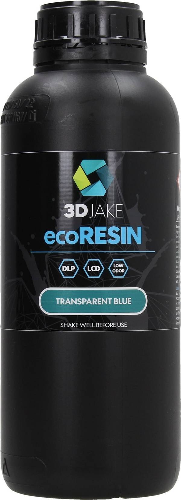 3DJAKE ecoResin Transparent Blau, 1.000 g