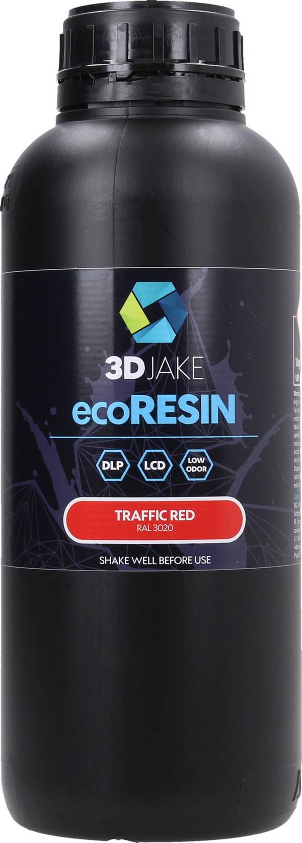 3DJAKE ecoResin Verkehrsrot, 1.000 g
