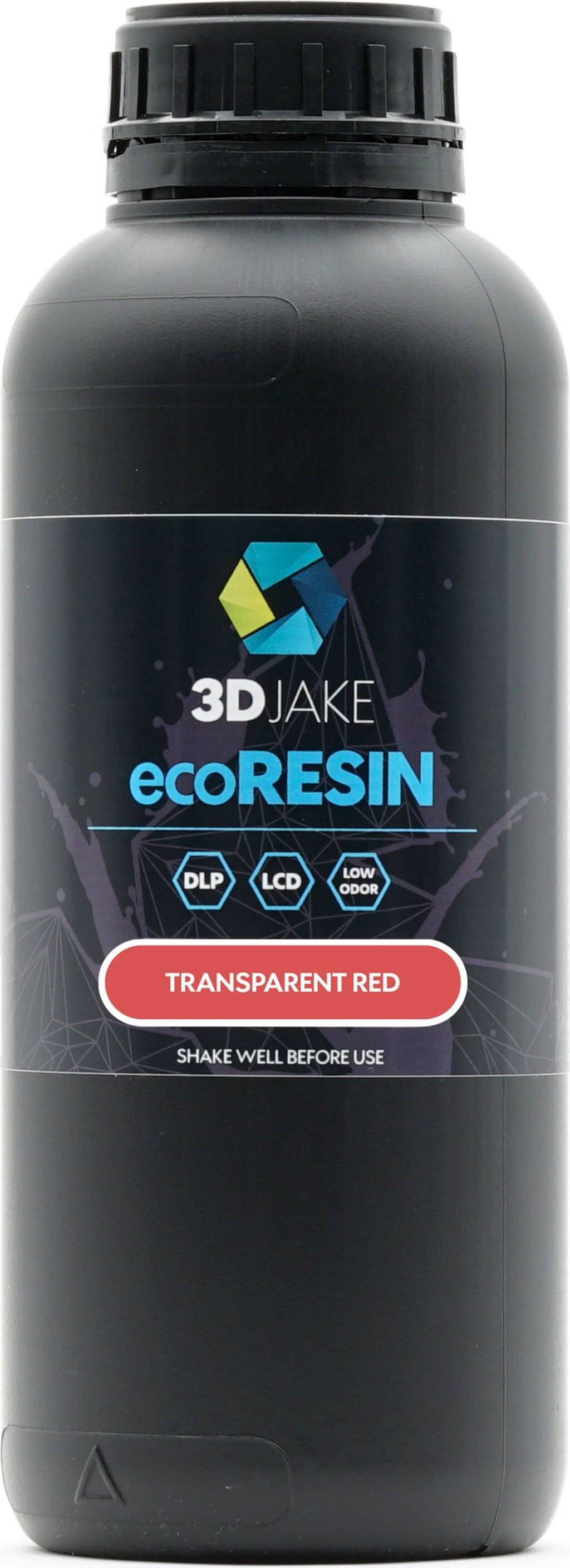 3DJAKE ecoResin Transparent Rot, 1.000 g-1