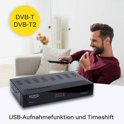 XORO HRT 8730 DVB-C/T2 HD Combo Receiver USB Mediaplayer, PVR Ready, Timeshift, Irdeto, Freenet TV & 6 Monate Guthaben-2