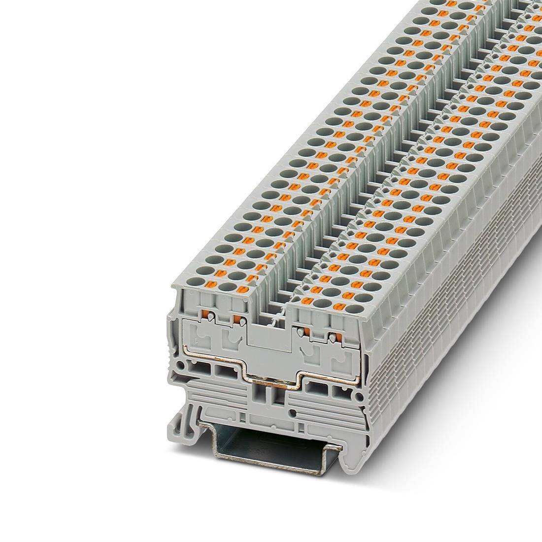 Phoenix Contact Durchgangsklemme 0,14qmm-2,5qmm PT 2,5/S-QUATTRO 0,14 mm², 17,5 A, 500 V, 5,2 mm-0