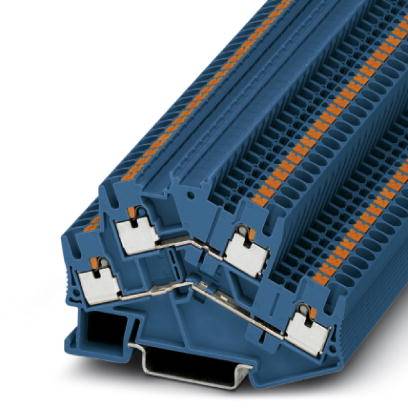 Phoenix Contact Durchgangsreihenklemme 0,14-4qmm, 5,2mm, bl PTTBS 2,5 BU 0,14 mm², 22 A, 500 V