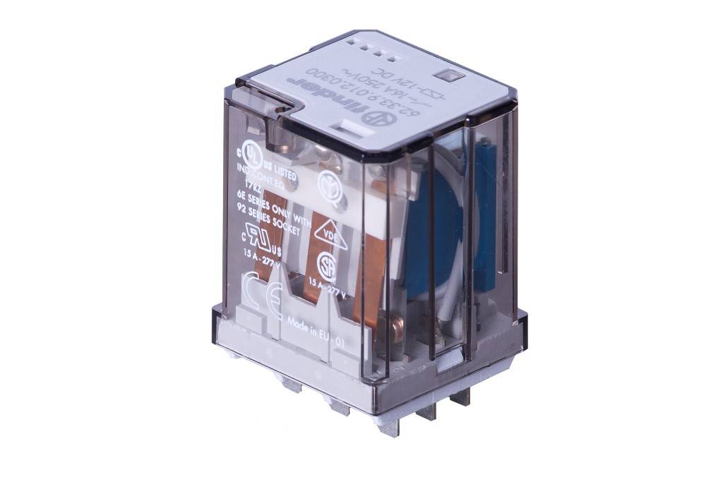 Finder 62.33.9.024.0040 Steckrelais 24 V/DC 16 A 3 Wechsler 1 St.