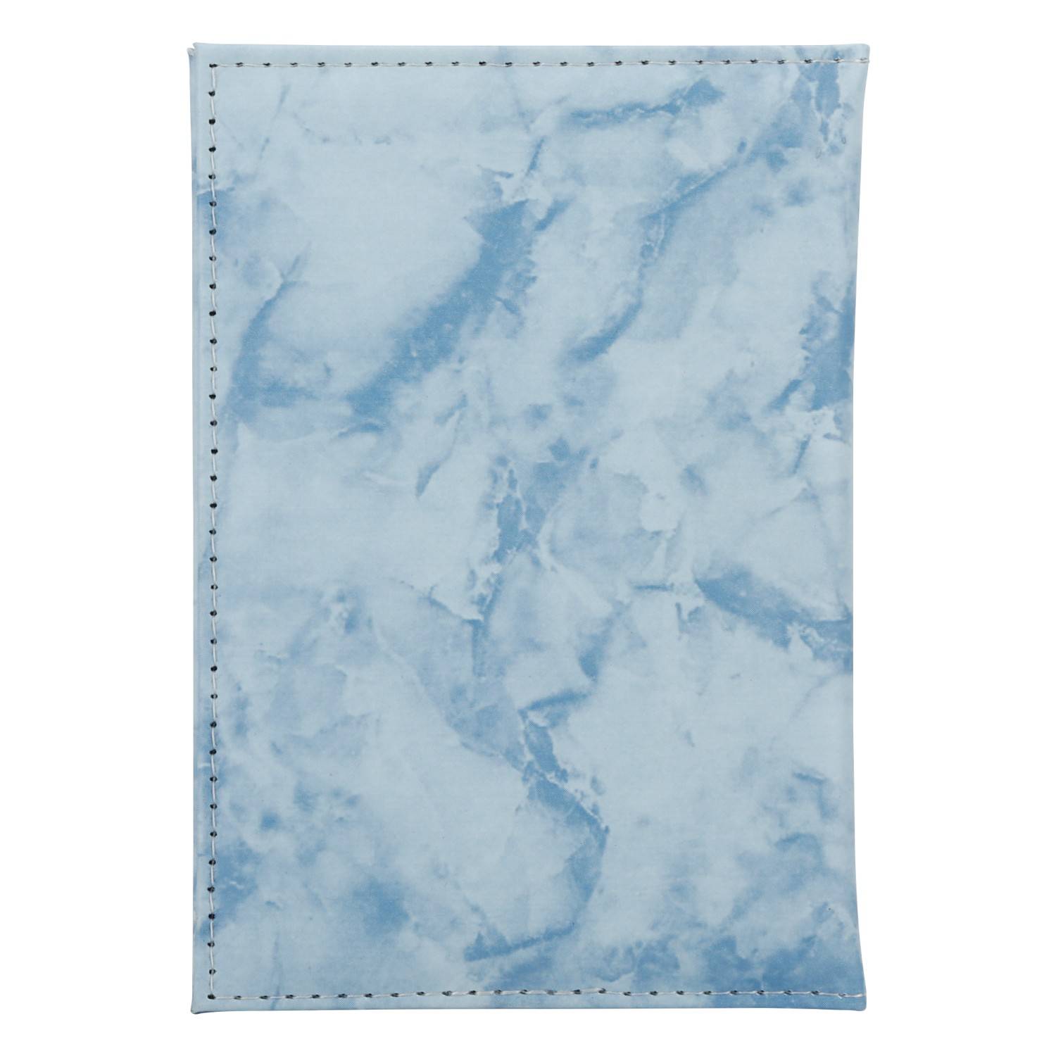 Cadorabo Reisepass Hülle und Karten Hülle aus Kunstleder in Blau 2-teiliges Taschen Set-1