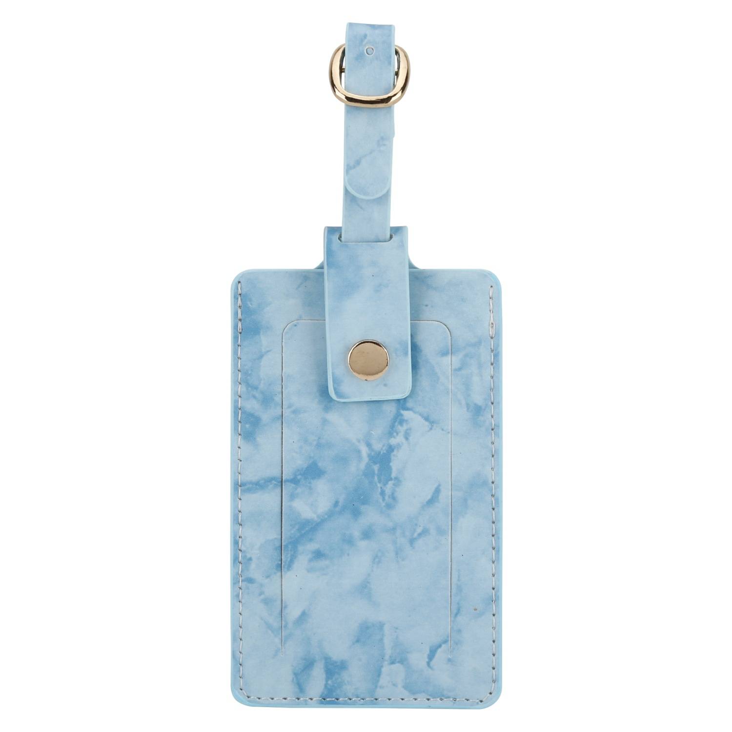 Cadorabo Reisepass Hülle und Karten Hülle aus Kunstleder in Blau 2-teiliges Taschen Set-2