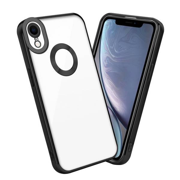 Cadorabo Schutzhülle für Apple iPhone XR Hülle in Transparent Handy Case Cover TPU Etui Chrome