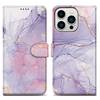 Cadorabo Schutzhülle für Apple iPhone 14 PRO Hülle Design Lila Handyhülle Schutzhülle Etui Magnetisch Case Cover