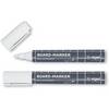 Glasboard-Marker Rundspitze 2-3mm Tinte mit Kreidepigmenten weiß 2 Stück