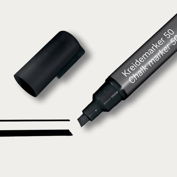 SIGEL - Kreidemarker schwarz 1.0 - 5.0 mm 1 St.
