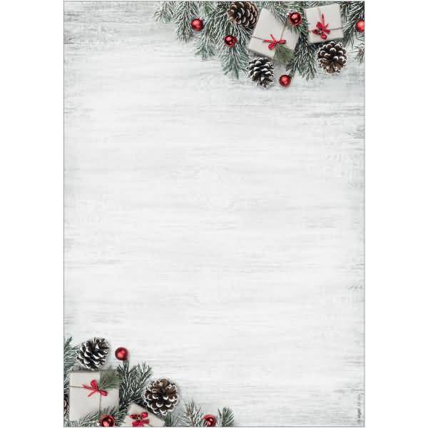 Weihnachtspapier A4 90g 100 Blatt Scandinavian Christmas