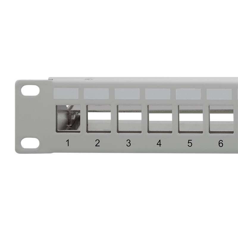 LogiLink Professional 19" Patchpanel für 24 Keystone-Module mit Kabelabfang-3