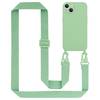 Cadorabo Schutzhülle für Apple iPhone 14 Hülle in Grün Handykette Etui längenverstellbar Kordel Band