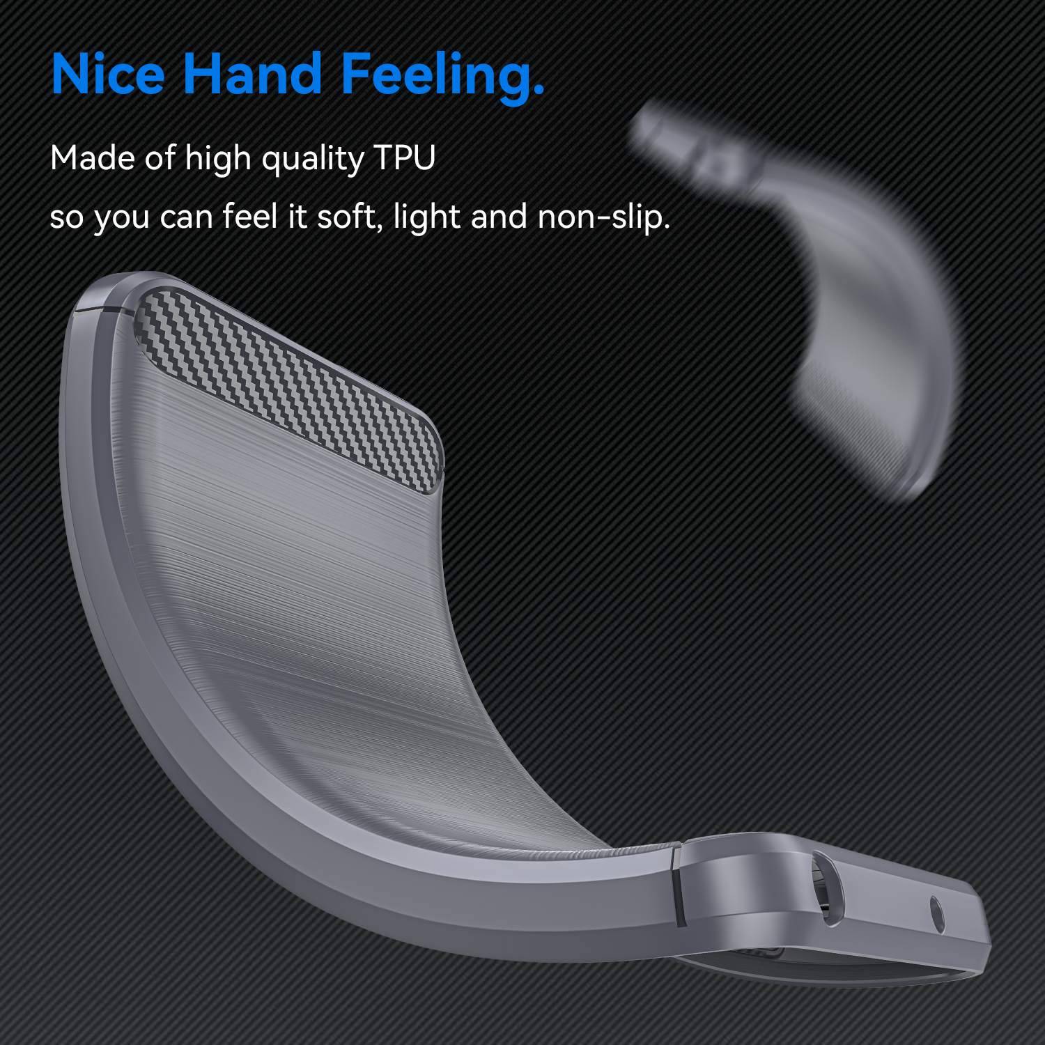 Cadorabo Hülle für Apple iPhone 14 PRO in Grau Schutzhülle TPU Case Cover Etui Handyhülle-4