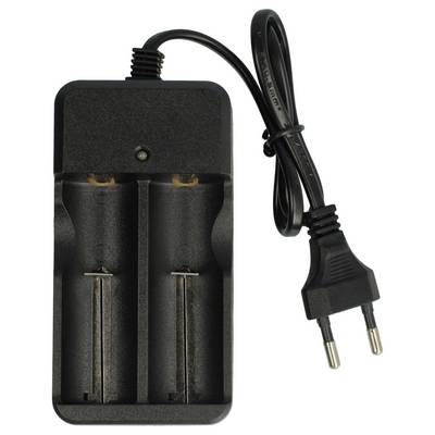 vhbw 2-Fach Akku-Ladegerät kompatibel mit Cytac Li-Ion-Akkuzellen | Haushaltsbatterien-0